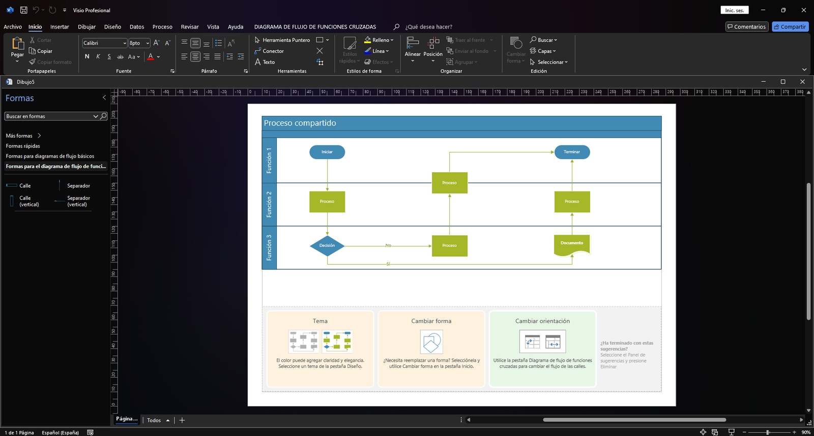 Banner Interfaz Visio 2021 Professional Licencia